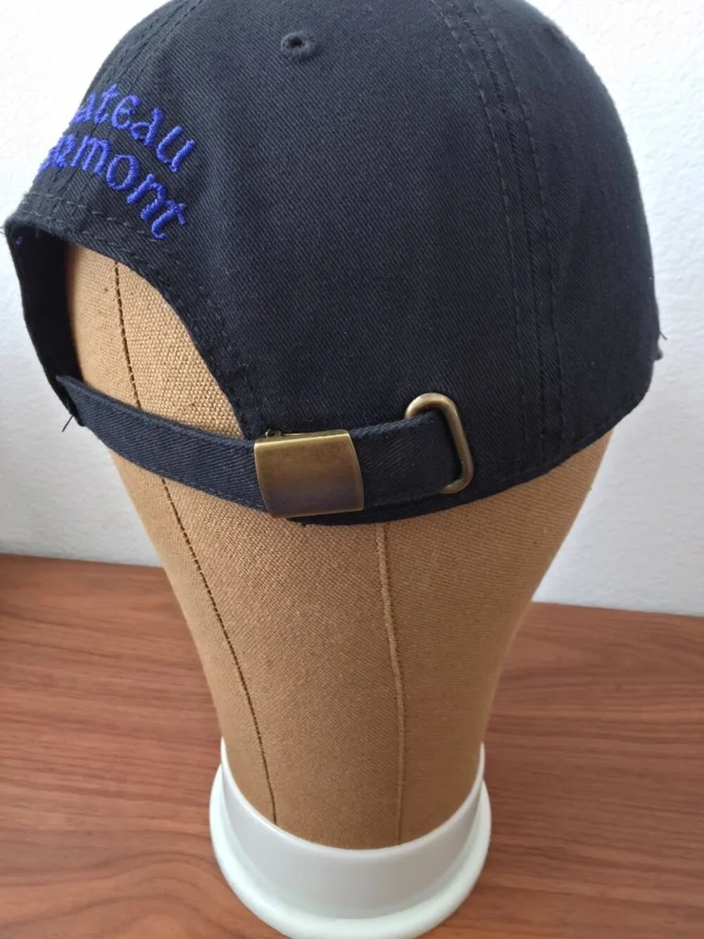 Chateau Marmont Hotel x Atlantis Black Mid Visor Adjustable Strap Dad Hat Cap - Picture 3 of 8